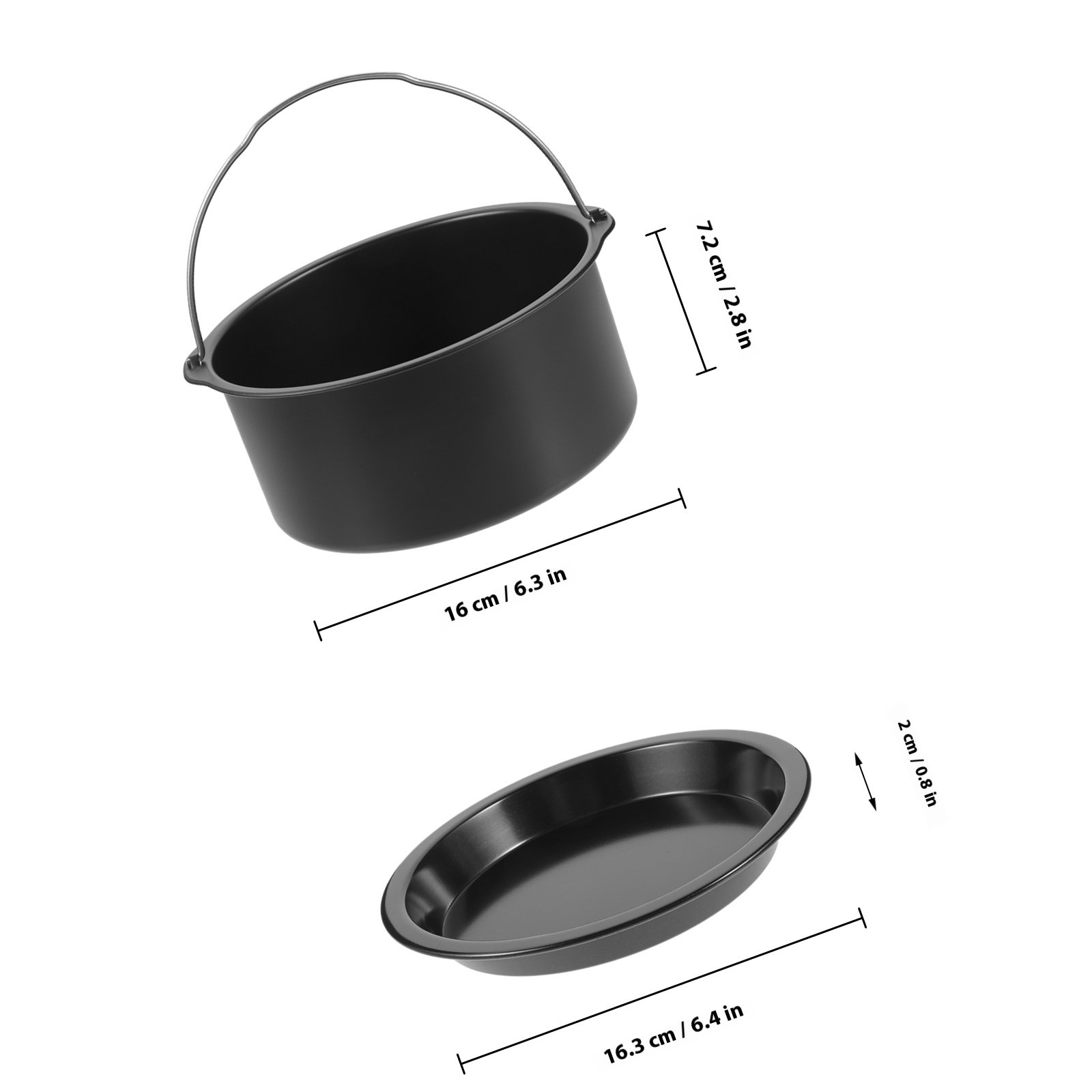 1Set Air Fryer Cake Pan Non St - Air Fryer 评论和价格
