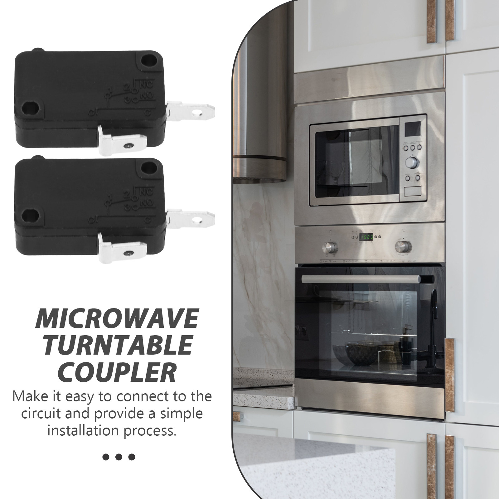2Pcs Micro Switch Normally Ope - Microwave Oven 评论和价格
