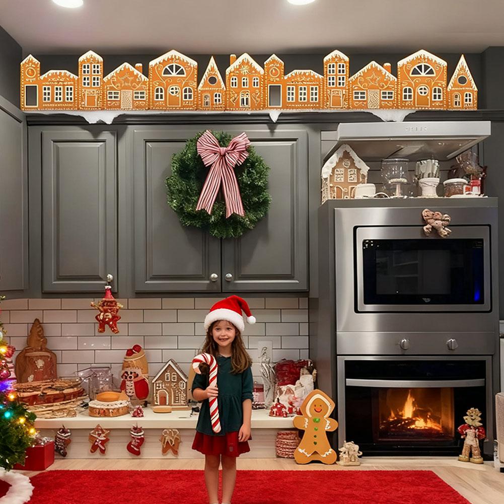 Christmas Gingerbread House Ca - Kitchen Appliances Cabinet 评论和价格